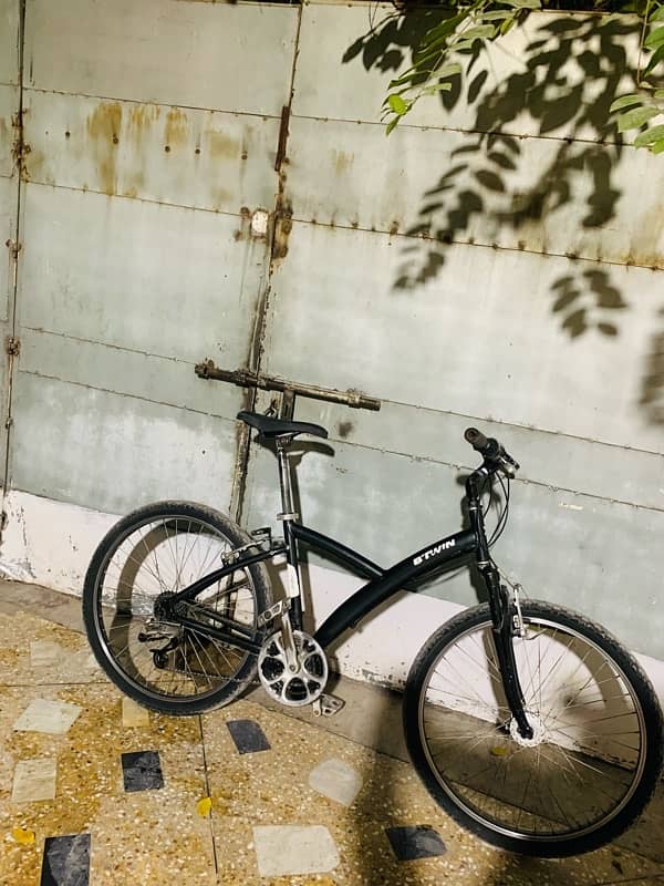 btwin cycel made in japan bynamo mat black 19