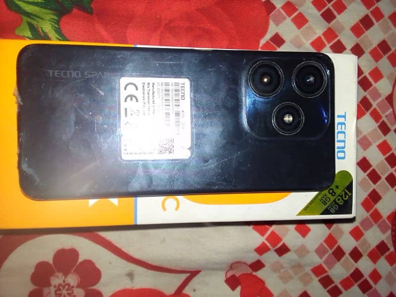 tecno 10c 4+4 128 gb mobile box 03121802041 2