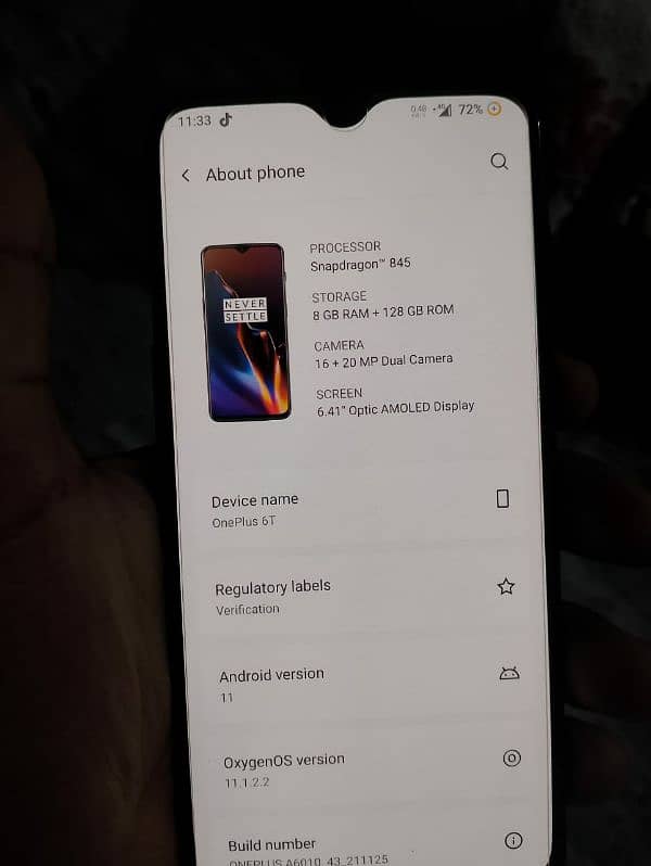 OnePlus 6t for sell 2