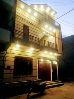 120 Yards Brand New Double Story Bungalow Available for Rent in Best Location of Sadaf Society!