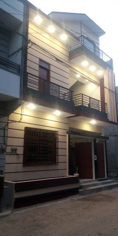 120 Yards Brand New Double Story Bungalow Available for Rent in Best Location of Sadaf Society! 1