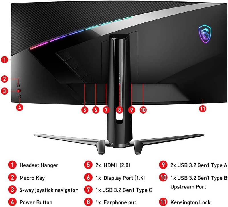 MSI 34 inch Gaming Curved Monitor 0