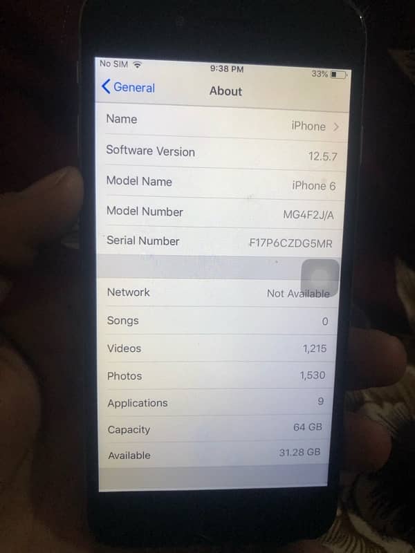 Iphone 6 (64GB) Non pta 4