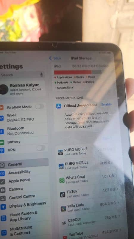 ipad mini 6 PUBG beast fingerprint not working conditions 10/7 3