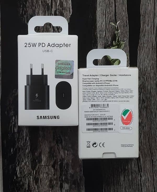 Samsung 25 & 45 W 100% Orignal Superfast C Type. 2