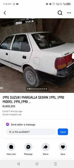 Suzuki Margalla 1991