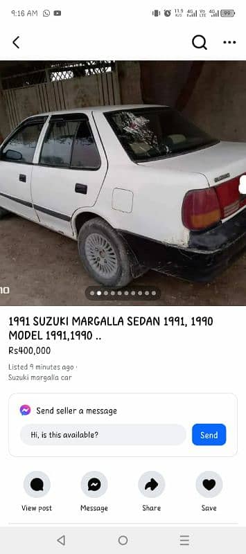 Suzuki Margalla 1991 0