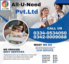 Maid | Nanny | Patient Care | Baby Sitter | Chef Cook | Nurse | Driver