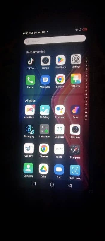 Infinix  hote11 play 4/64 Gb fingerprint or back flashlight note work 1