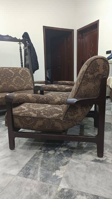 Sofa Set / 5 Seater Sofa / Wood Frame 4