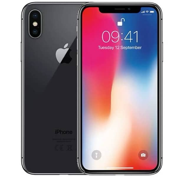 iphone x Pta aproved 256 gb with box and cable 0