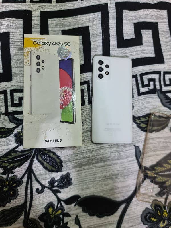 samsung a52s 5g 8/128 pta aproved with box in good condtion 2