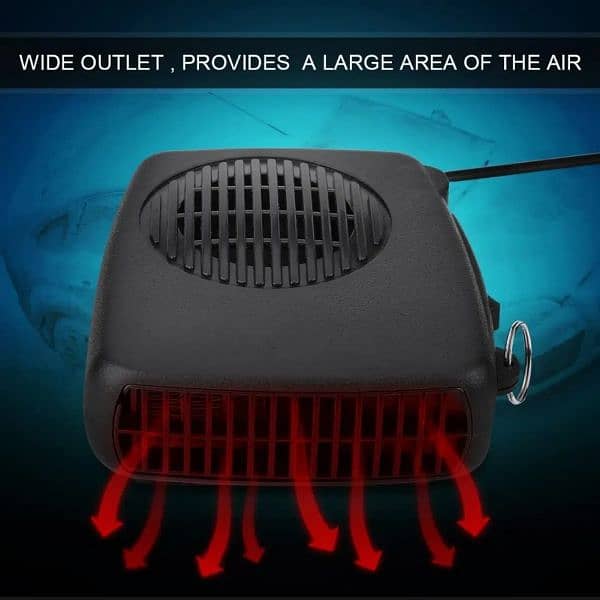 12V Car Heater Windshield Fast Heating Defrost Defogger 360 Degre 0