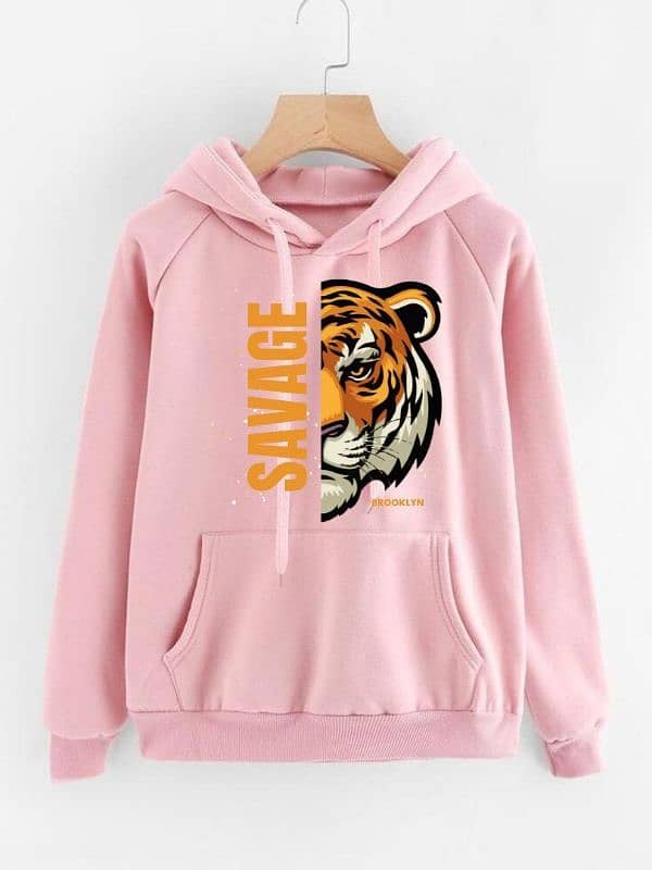 Stylish Printed hoodie for Girls on free Cash on Delivery 2