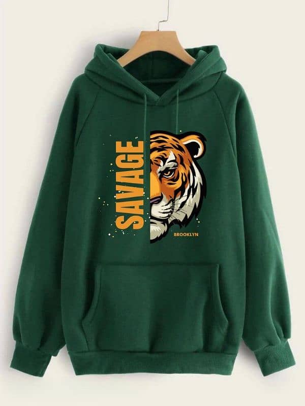 Stylish Printed hoodie for Girls on free Cash on Delivery 6