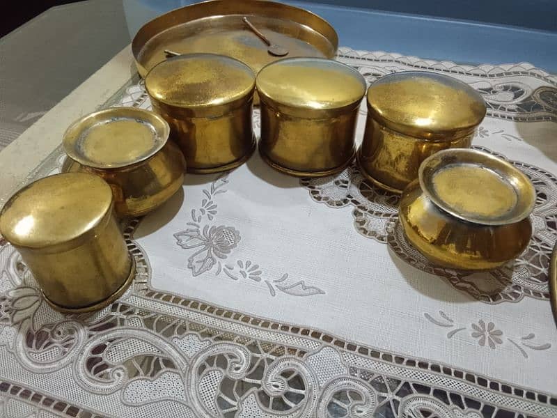 antique brass pandan 3