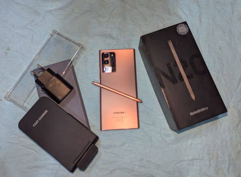 samsung note 20 ultra 256 Gb official pta full box orginal charger 5