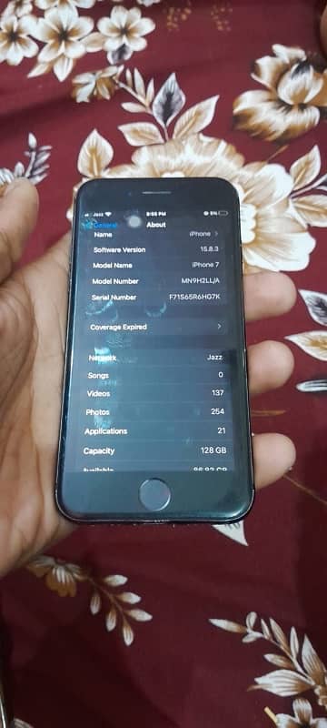 iPhone  7 pta approved 128 gb urgent sale 2