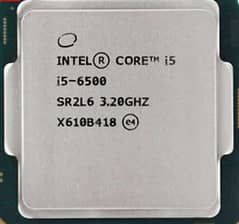 intel i5 6 gen processor 3.20Gz