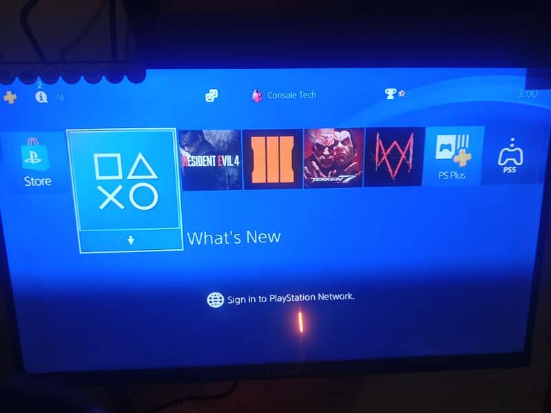 PS4.520 gb hard . 4 . version 11.  profile jail brack 1