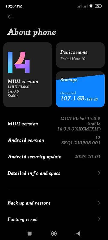 Redmi note 10 5