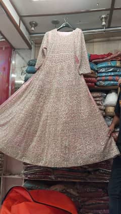 wedding dress/bridal dress/Walima maxi full  embroidery