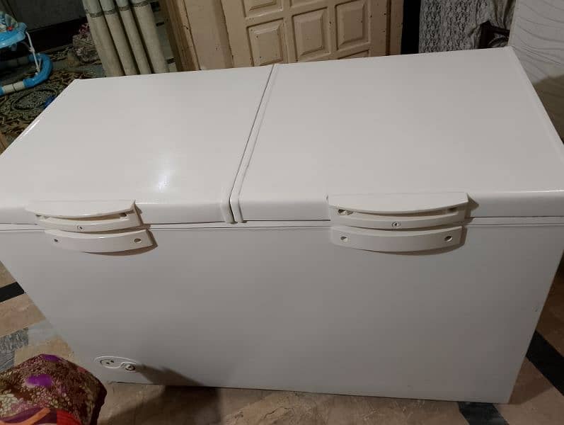 freezer double door 15 cubic feet urgent sell 0