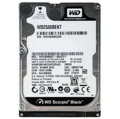 Imported WD 320gb fast speed Hard Drive