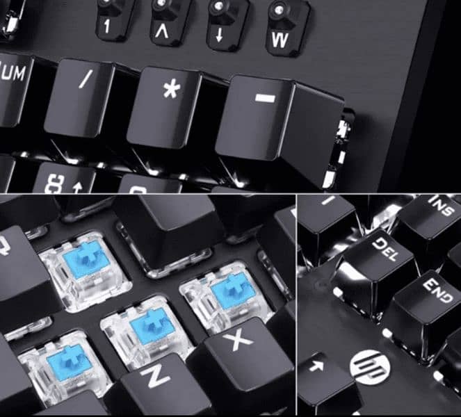 HP GK100F Mechanical Gaming Keyboard – Blue Switch 4