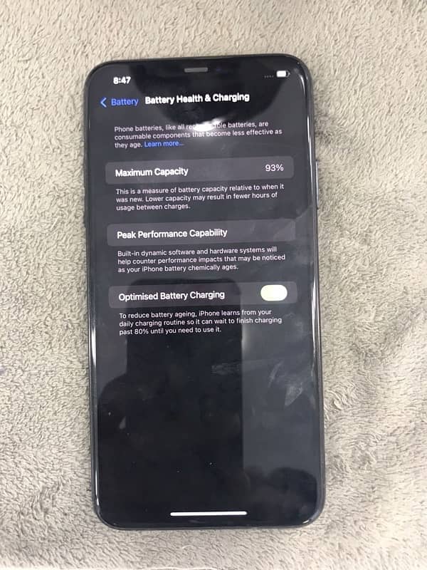 IPhone 11 Pro max 256 gb non pta All ok Battery health 93% with box 2