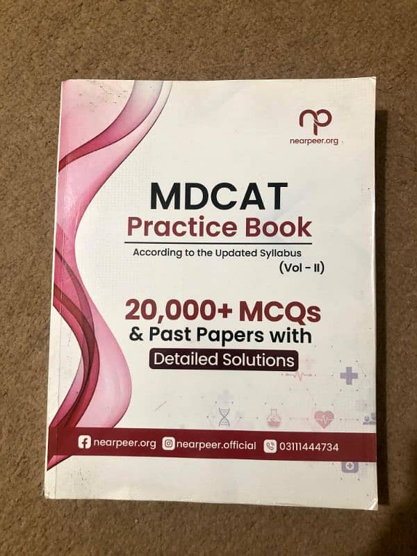 Nearpeer MDCAT books bundle 6