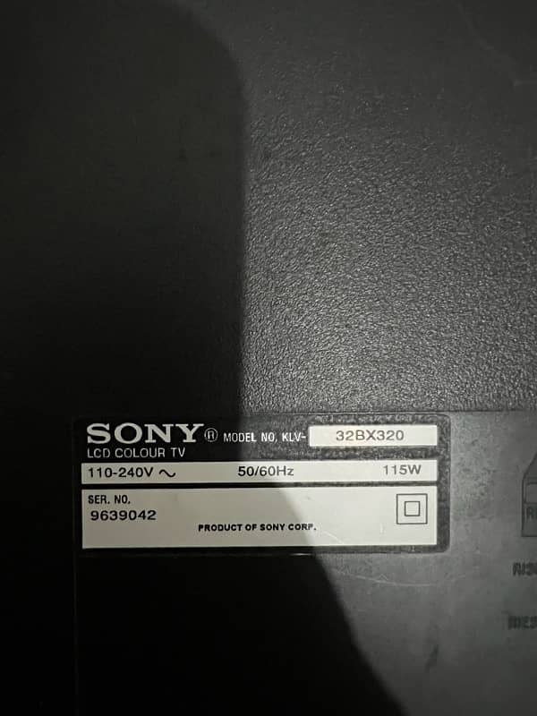 Sony color tv . Used 3