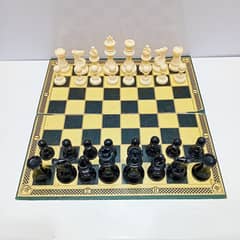 1960s Vintage Grace Toys Chess Complete Set, 3.5” King, Original Box