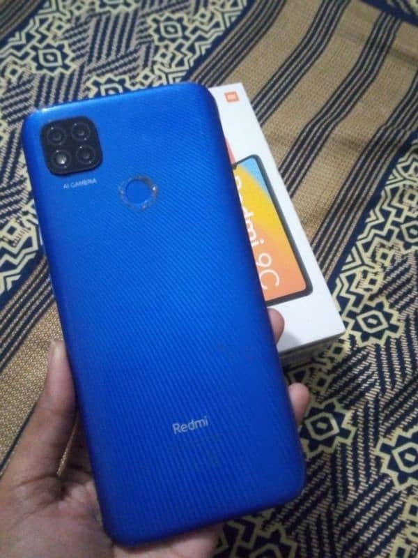 Redmi 9c with box 1