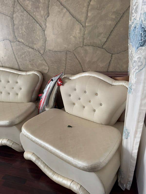 7 seater sofa set good condition 5