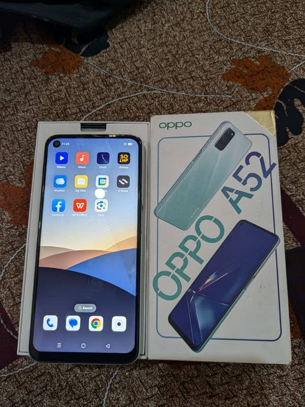 Oppo A52 4/128gb PTA Approved Urgent Sale 0