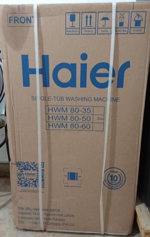 Haier Brand New Washing Machine HWM80-50 0