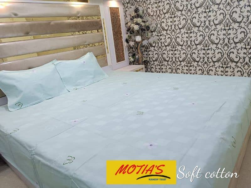 motia new collection king size 90/90price 1500 fabric cotton sattan 4