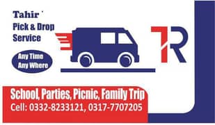 Picnic,Parties, School Van Available