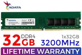 ADATA 32GB DDR4 3200MHZ RAM