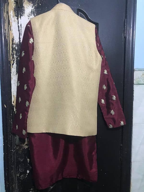 kurta Pajama with waist coat 1