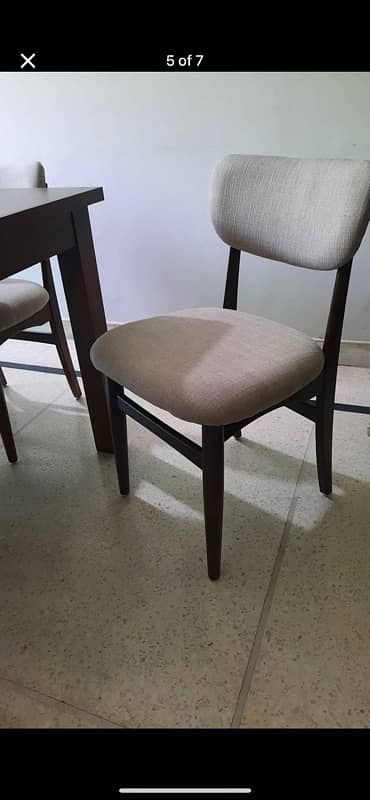 branded Interwood dining table and chair for sale 2