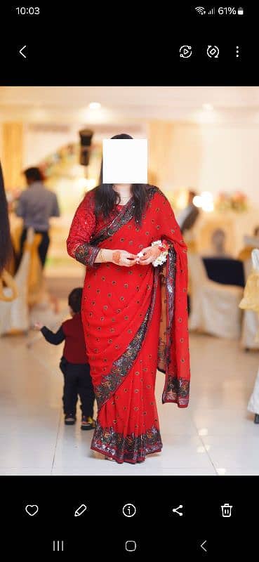 heavy fancy stylish functional dresses, including lehnga and saree 5