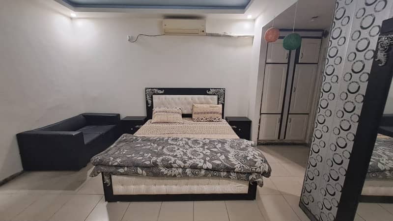 One bedroom fully furnished apartment available for Rent in bahria towan Rawalpindi 7