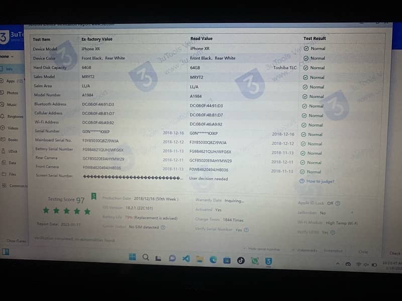 IPhone XR Sim Working Only Cash No Exchange 10