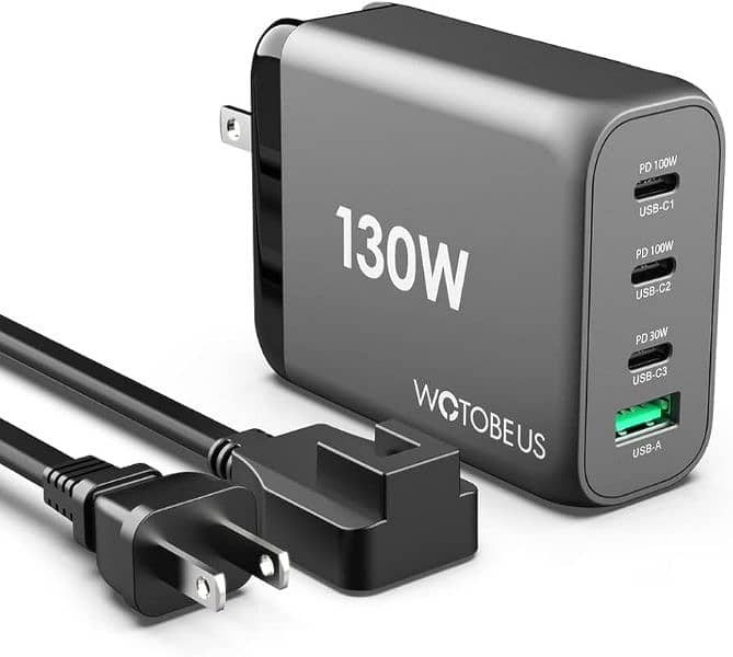 WOTOBEUS 130W type C GaN Charger for iphone laptops anker 2