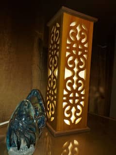 wooden lamp