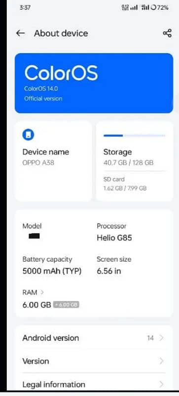 oppo a38 128gb 3