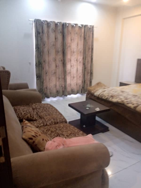 One bed full furnished flat available for rent in hights 2ext phase 4 bahira town Rawalpindi 4