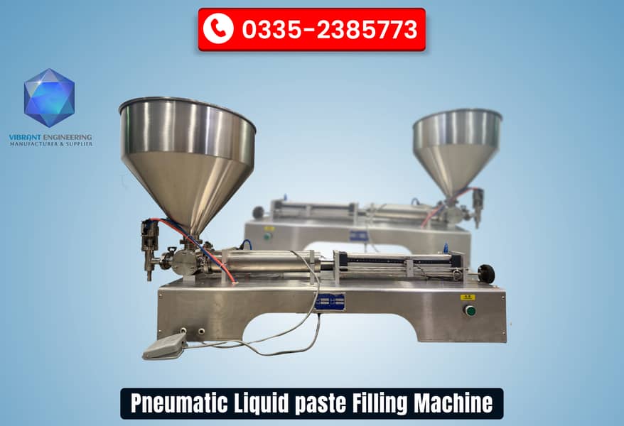 Liquid Paste Filling Machine / Sealing and Packing Machine 0